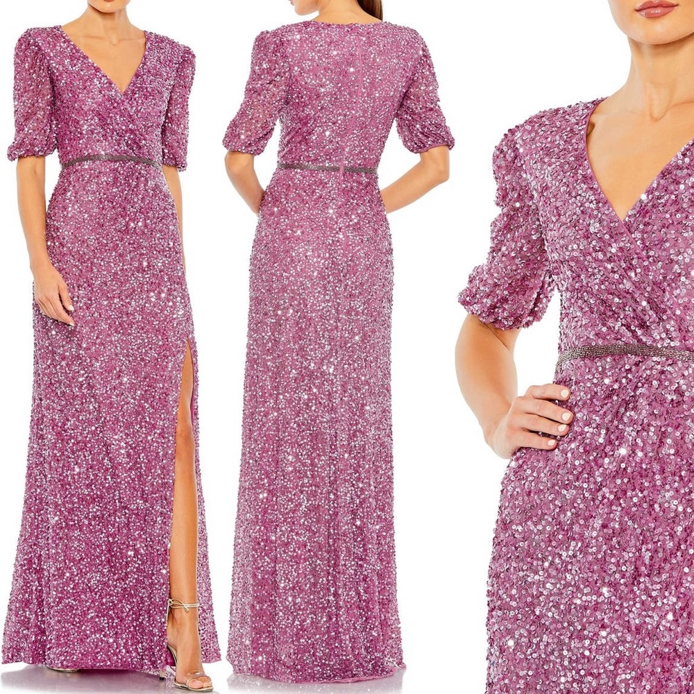 Mac Duggal Sequined Dress